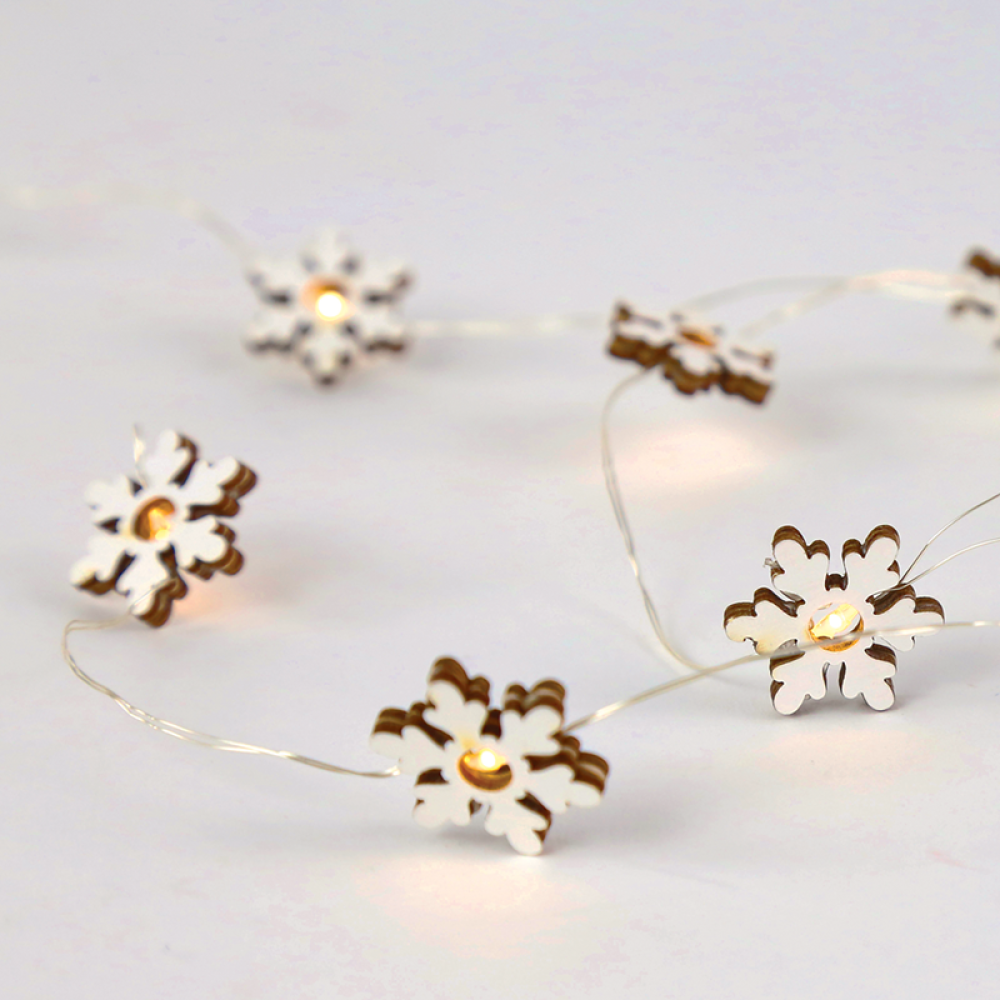 ^ WOODEN SNOWFLAKE 10 LED ΛΑΜΠ. ΣΕΙΡΑ ΜΠΑΤ.(2xAA),WW, ΑΣΗΜΙ ΚΑΛ. ΧΑΛΚ.,IP20, 90+30cm,ΔΙΑΦ ΚΑΛ ΤΡΟΦ  -X07101140